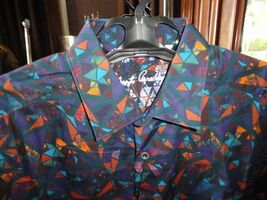 Robert Graham Glenhaven Short Sleeve Shirt Size Large NWTS image 3
