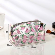 Waterproof Transparent Fruit Cosmetic Cute Bags Storage Pouch Makeup Organizer C - £45.96 GBP