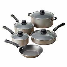 Tramontina 9-Piece Non-Stick Cookware Set, Champagne - £38.74 GBP