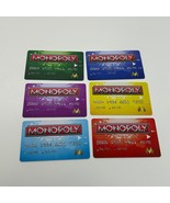 2011 Monopoly Electronic Banking X 6 Debit Cards Replacement Parts - $227.95 MXN