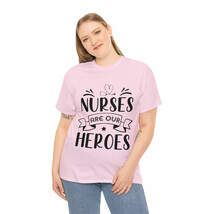 nurses are heroes t shirt gift nursing tee stocking stuffer present idea - £15.25 GBP+