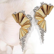 Missvikki Romantic Shiny Fashion African Earrings Ring Jewelry Set For Women Wed - £100.13 GBP