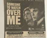 Someone To Watch Over Me Movie Print Ad Tom Berenger Mimi Rogers TPA10 - £4.72 GBP