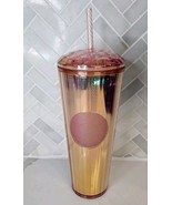 Starbucks Rose Gold Unicorn Kaleidoscope Cold Cup 24oz Venti Tumbler - $24.70