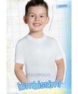 Cuello Redondo De Niño A Media Manga Algodón Bimbissimi TM62R Camiseta T... - $8.75 CAD
