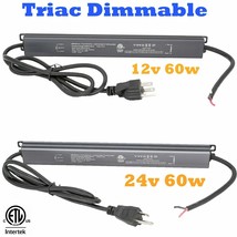 LEDupdates 12v 24v 60w Dimmable Power Driver Triac Dimmable Class 2 for ... - $44.54+