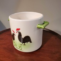 Haldon Group Japan Pate Crock, Vintage Pot, Rooster Decor, Upcycled Planter image 2