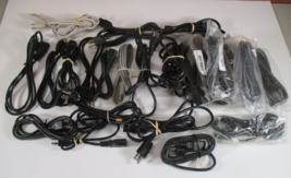 Lot Of 25  3-Prong AC Power Cord Cable Standard Desktop Monitor Computer PC - $25.00