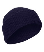 Acrylic Knit Cap Heavyweight and Warm Coyote Navy Blue Versatile One-Siz... - €11,28 EUR