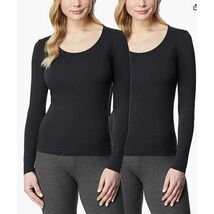 *32 Degree Women's 2 Pack Ultra Light Thermal Base layer Scoop Top - $11.77