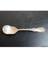 Antique Silver Spoon 1893 ENGRAVED GEORGE BLANCHARD PORTER Scallop Oyste... - £15.92 GBP