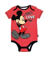 MICKEY MOUSE &quot;Ladies Love Me&quot; Bodysuit 12M - $8.10