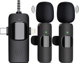 Puyana 3-In-1 Wireless Lavalier Microphone For Iphone, Ipad, Android Cam... - $39.92