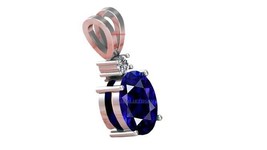 5.25 Ratti (AA++) Certified Blue Sapphire Pendant Locket (Nilam/Neelam S... - £33.39 GBP