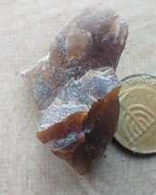 Natural MINERAL Rough Raw FLINT Ancient Stone Rock Modiin Israel #130 - £1.30 GBP