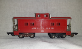 Vintage Antique American Flyer No. 638 Train Caboose with Link Couplers - $15.00