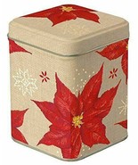 Boston International Stitched Winter Rose Tea Tin - $240.55 MXN