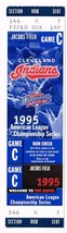 1995 ALCS Full Unused Season Ticket Mariners @ Indians Game 5 Jim Thome Home Run - £41.58 GBP
