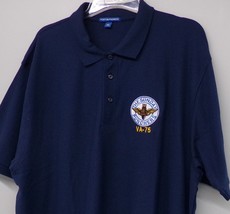 Navy A6 Squadron VA75 Sunday Punchers Embroidered Mens Polo XS-6XL, LT-4XLT New - £20.16 GBP+