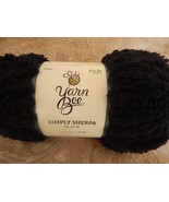 Yarn Bee Simply Sherpa Yarn “Black” - £10.25 GBP