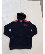 Red Bull Oracle Racing Full Zip Hoodie Hooded Sweatshirt Navy Blue Red M... - £22.35 GBP