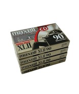 Lot of 4 Maxell XLII 90 Minute Blank Audio Cassette Tapes New Sealed Ide... - $42.98 CAD