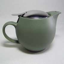 ZERO JAPAN Sage Green Teapot Textured Finish w SS Lid Tea For Two Made in Japan - £17.52 GBP
