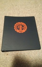 University of Virginia UVA 3 Ring Binder 1819 Vintage? - $264.35 MXN