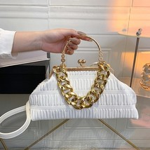 Thick Chain Shoulder Bags For Women Luxury Brand Designer Handbag Purse Small Me - £29.20 GBP