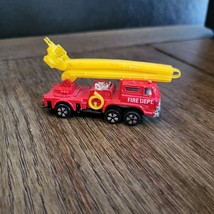 Vintage PlayArt Red Metal Fire Engine Truck 1/64 - $6.99