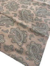 Ralph Lauren Pillowcases Set Lot 2 Beige Tan Paisley Pattern Brushed Cotton - £59.61 GBP