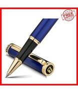 Luxury Rollerball Pen with 24K Gold Trim &amp; Schneider Ink—Perfect for Gif... - $35.63