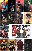 Mike McKone SIGNED 14 Art Print Lot ~ Superman Batman Wolverine Spiderman Joker - £79.12 GBP