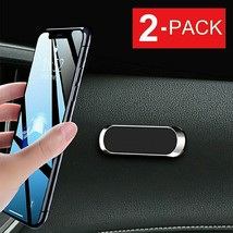 2Pcs Strip Shape Magnetic Car Phone Holder Stand For Iphone Samsung Magnet Mount - £14.42 GBP
