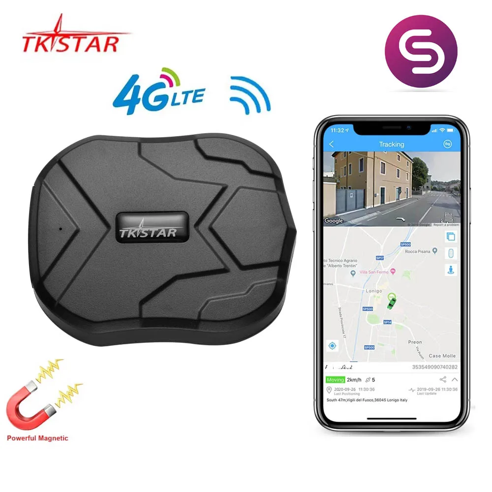 Kstar tk905 car gps tracker 5000mah 90 days standby gps agps dual positioning real time thumb200