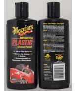 (2 Ct) Meguiars Motorcycle Plastic Cleaner Polish 6 fl oz MC20506 - £23.67 GBP