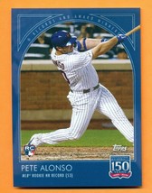 2019 Pete Alonso Topps Now 150 Years of Baseball Card #112 Records   - £7.99 GBP