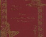 Pano&#39;s &amp; Paul&#39;s Le Grand Diner Du Gala De Valentin Chaine Des Rotisseurs... - £38.20 GBP