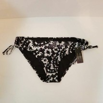 Bisou Bisou Michele Bohbot Womens Bikini Bottoms Swimwear Black &amp; White XL NWT - £17.93 GBP