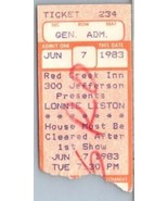 Vintage Lonnie Liston Smith Ticket Stub June 7 1983 St. Louis Missouri - £27.18 GBP