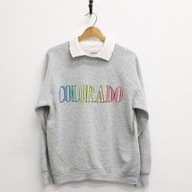 Vintage Rainbow Colorado Sweatshirt Large - $65.79