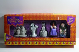 Mattel Disney&#39;s Hunchback of Notre Dame Festival of Fools Put N&#39; Play Fi... - £15.62 GBP