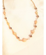 Opal and Gold bead Necklace - $100.00