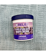 Relief Pure Epsom Salt Body Cream Lavender Calming 6 oz - HARD TO FIND ITEM - $631.13 MXN