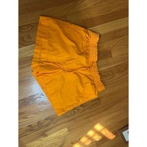 LOFT Bright Marigold Orange Elastic Waist Shorts Summer Casual M - $12.19