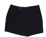 Eddie Bauer Size 14 Navy Blue Specially Dyed  Cotton Blend Shorts Item 0405 - $29.03