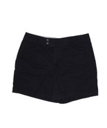 Eddie Bauer Size 14 Navy Blue Specially Dyed  Cotton Blend Shorts Item 0405 - £22.93 GBP