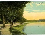 The Driveway Lake Lucerne Postcard Orlando Florida 1910&#39;s - £9.29 GBP