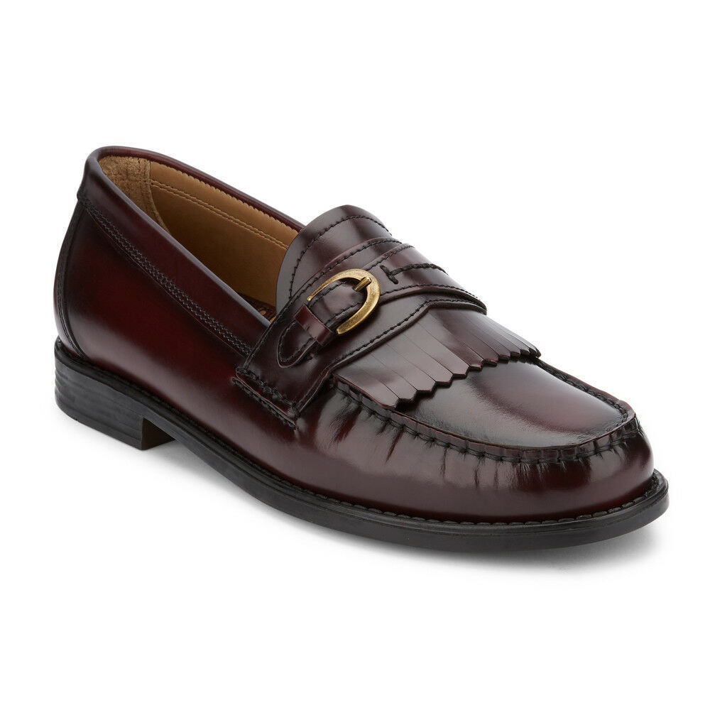 NEW Handmade burgundy Leather Tassel Loafer for men, men's tassel loafer