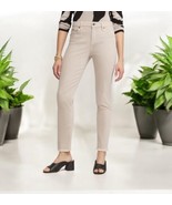 Chicos Beige Faux Suede Knit Stretchy Pants size 00 women’s pull on legg... - $452.42 MXN